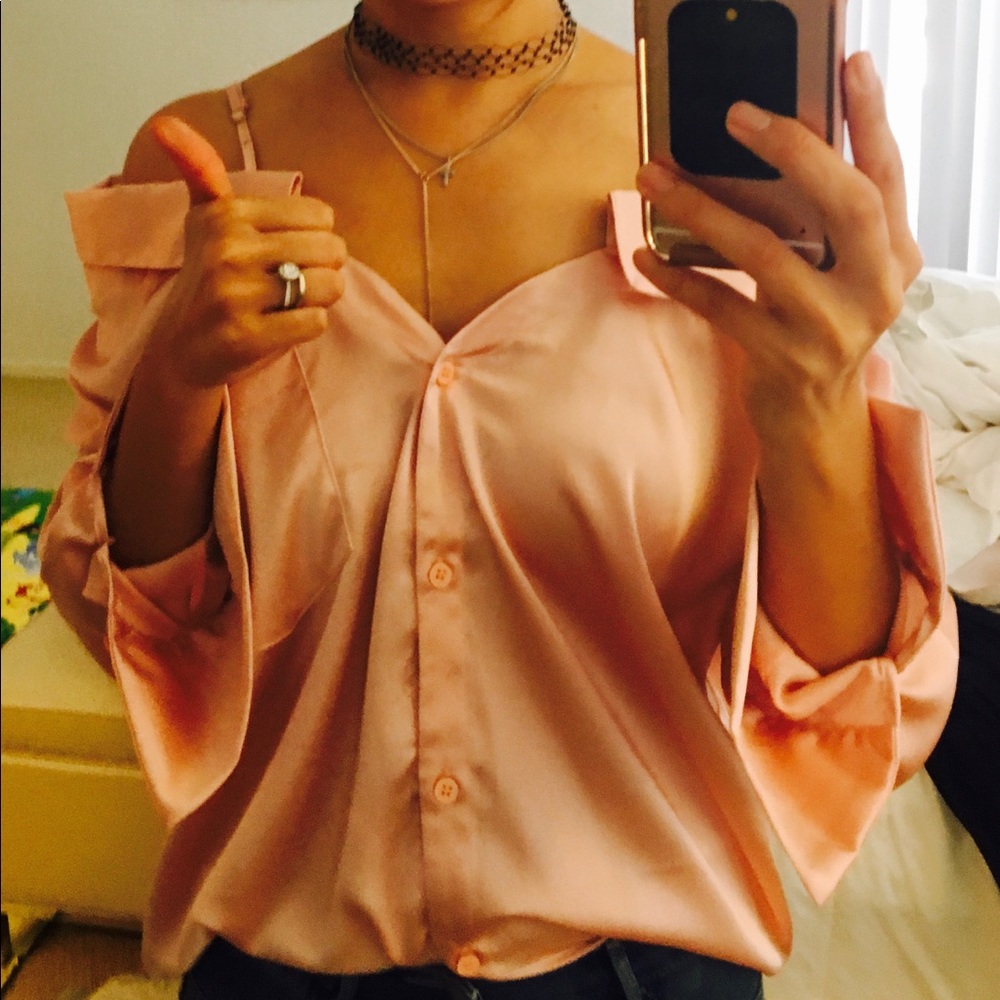 Off shoulder shirts blouse